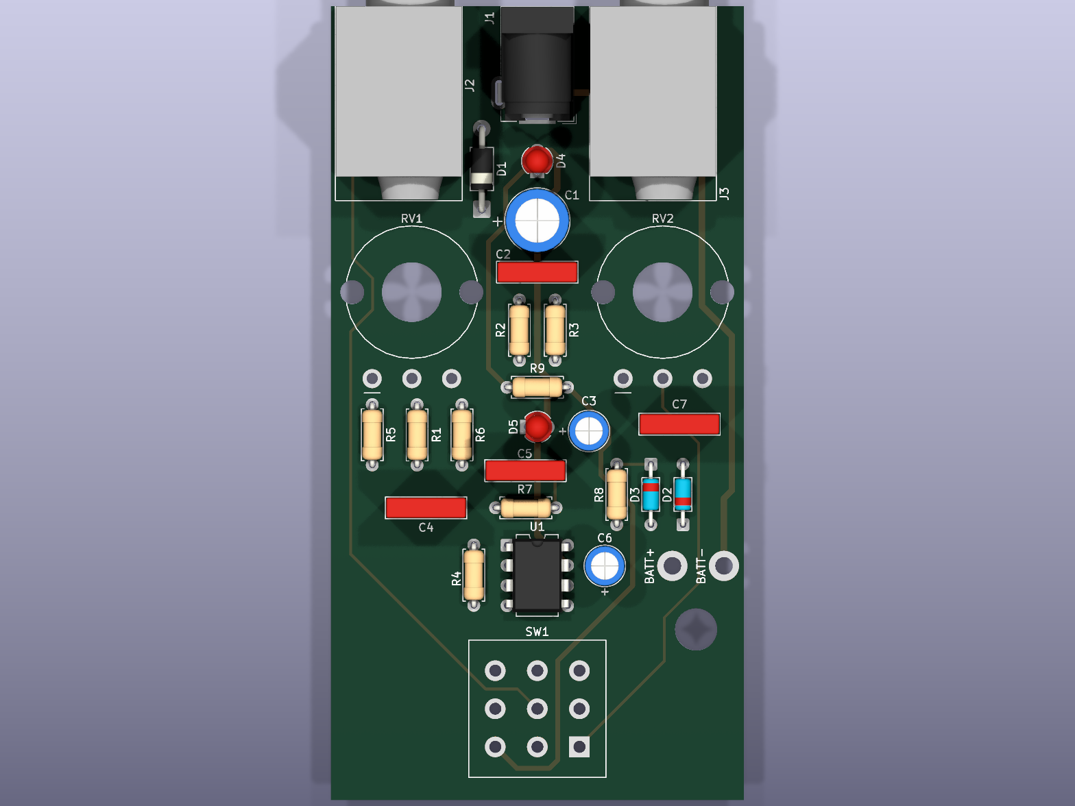 v1.0 PCB front