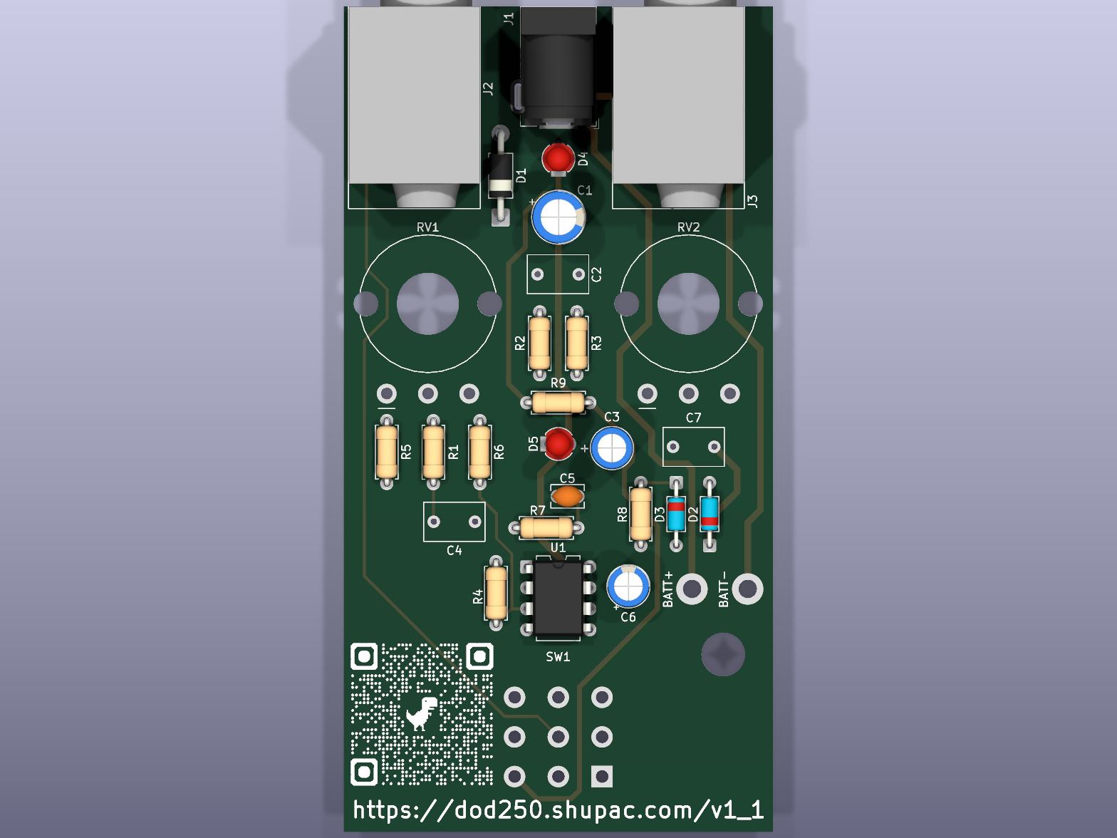 v1.1 PCB front
